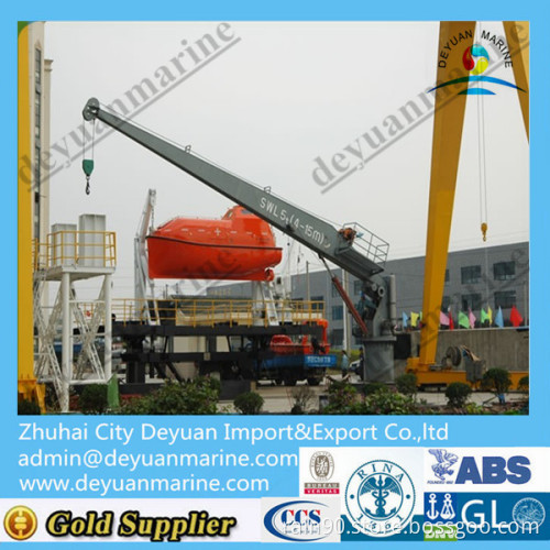 Single Arm Rotary Boat/Raft Davit (with Crane)